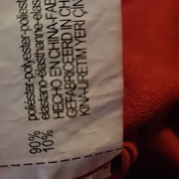 Zara red suede like mini skirt - Picture 5 of 5